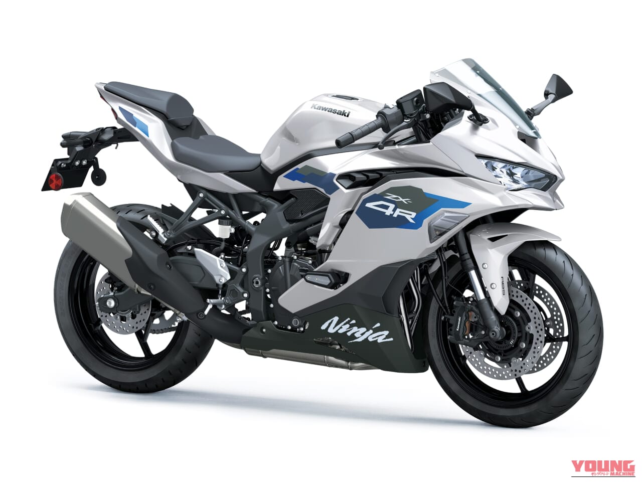Kawasaki Ninja ZX-4R SE|新色ギャラクシーシルバーが登場! カワサキ最強ヨンヒャク「Ninja ZX-4R/RR」2027年モデルがついに発売