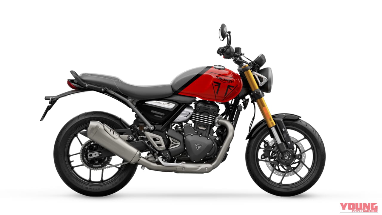 Triumph Speed 400｜鮮烈なコントラストに惚れる。視線を奪う、トライアンフの2027年モデルの新色が魅せる英国流のエレガンス【輸入バイク新型】