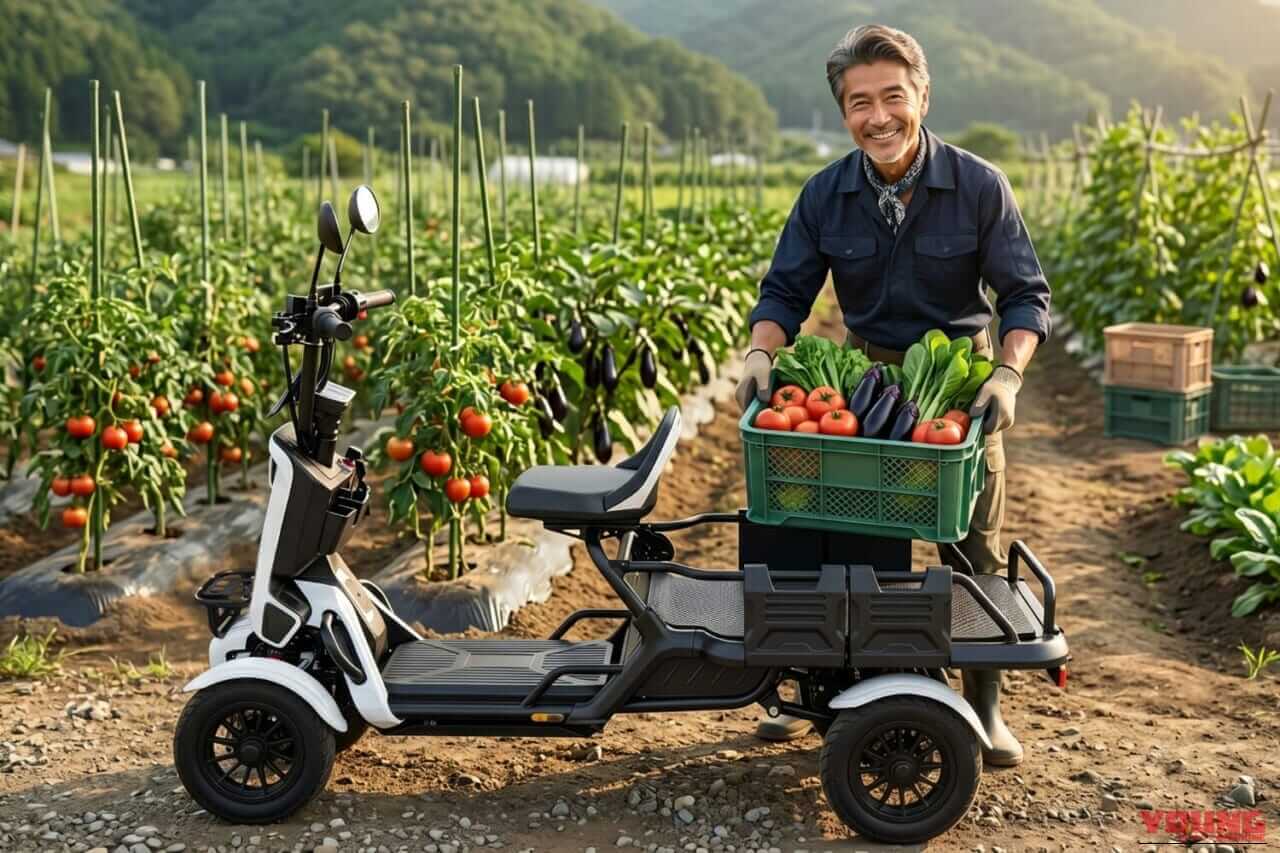 BLAZE e-cargo|軽トラと自転車のいいとこ取り。坂道も重い荷物も諦めない、最大30kg積載の「ブレイズ イーカーゴ」がJU岐阜羽島で展示商談会を開催