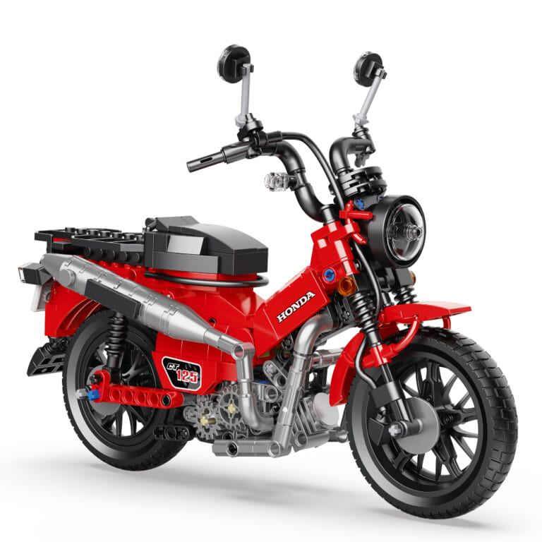 523ピースに込められたホンダの魂。大人が夢中になるCT125ハンターカブの極上ブロックが成田空港T3で販売開始｜523ピースに込められたホンダの魂。大人が夢中になるCT125ハンターカブの極上ブロックが成田空港T3で販売開始