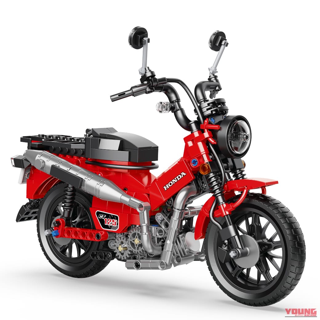 523ピースに込められたホンダの魂。大人が夢中になるCT125ハンターカブの極上ブロックが成田空港T3で販売開始｜523ピースに込められたホンダの魂。大人が夢中になるCT125ハンターカブの極上ブロックが成田空港T3で販売開始