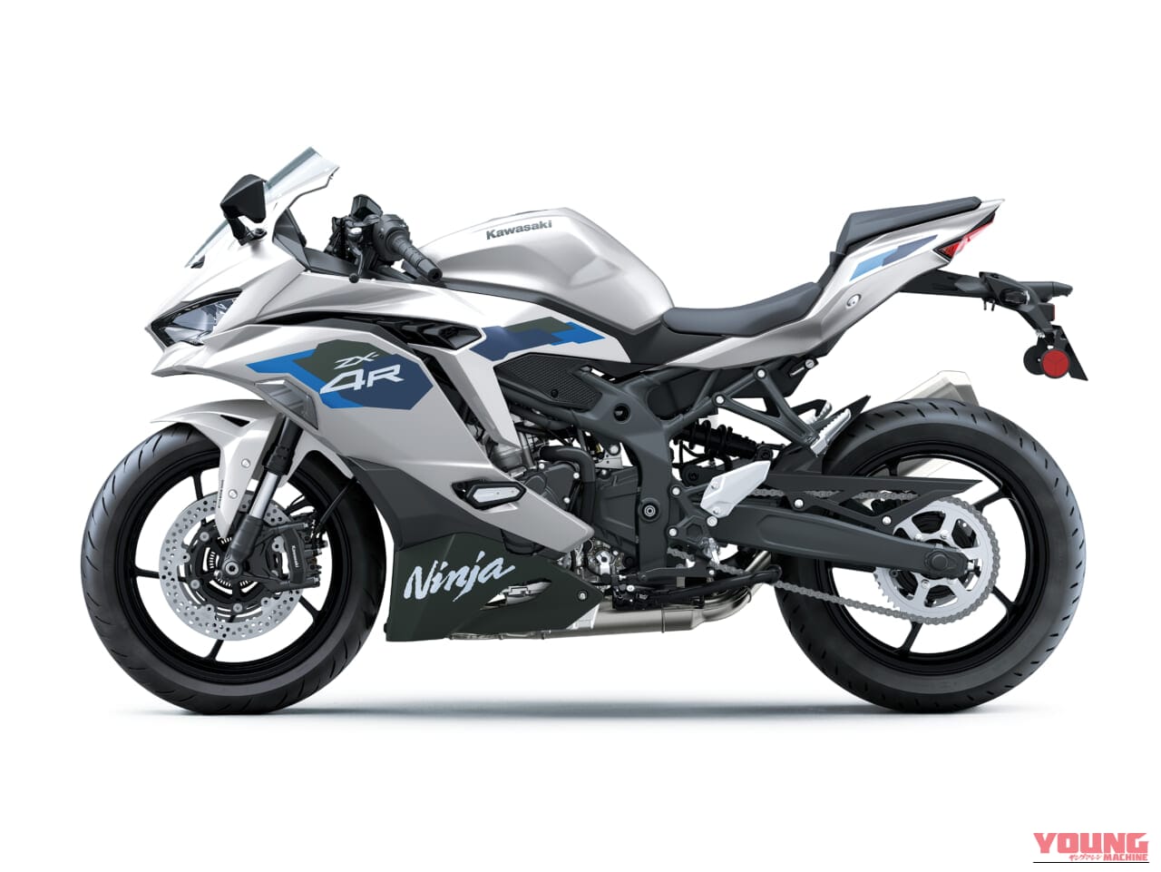 |新色ギャラクシーシルバーが登場! カワサキ最強ヨンヒャク「Ninja ZX-4R/RR」2027年モデルがついに発売
