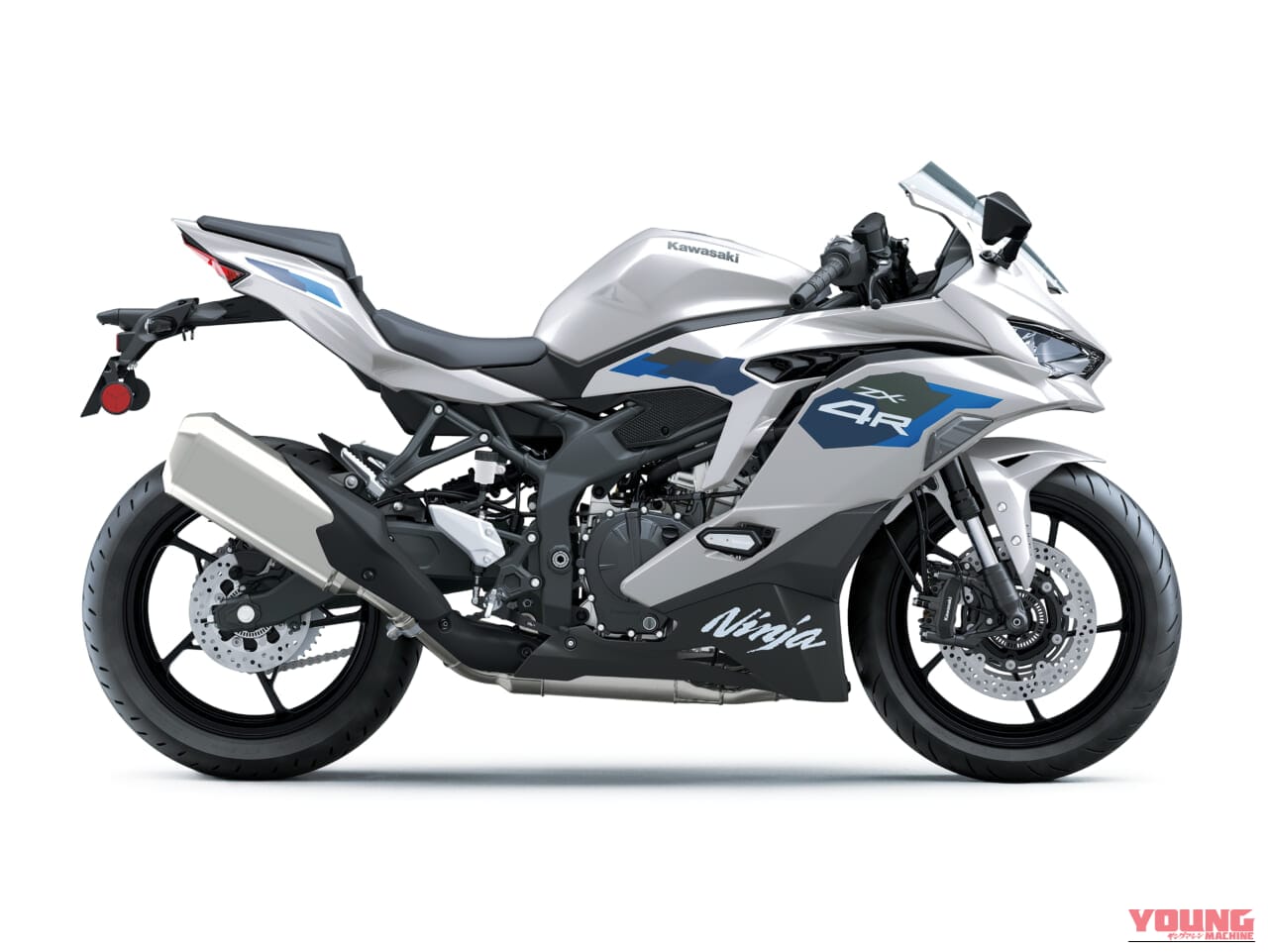 ｜新色ギャラクシーシルバーが登場! カワサキ最強ヨンヒャク「Ninja ZX-4R/RR」2027年モデルがついに発売