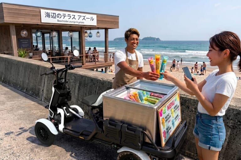 BLAZE e-cargo|軽トラと自転車のいいとこ取り。坂道も重い荷物も諦めない、最大30kg積載の「ブレイズ イーカーゴ」がJU岐阜羽島で展示商談会を開催