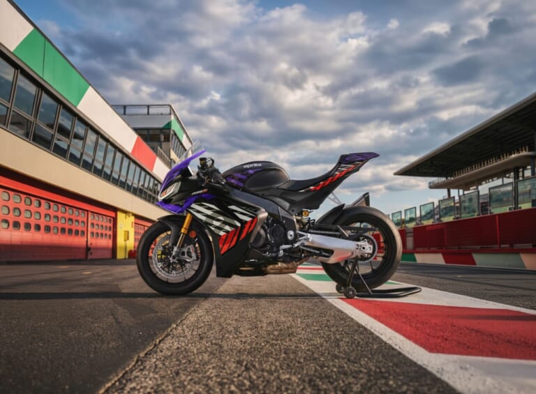 aprilia RSV4 FACTORY｜【12台限定】220馬力のV4エンジン搭載で、最新の予測型電子制御で限界を超える。 アプリリア最強のスーパースポーツ「RSV4ファクトリー」新型が受注開始
