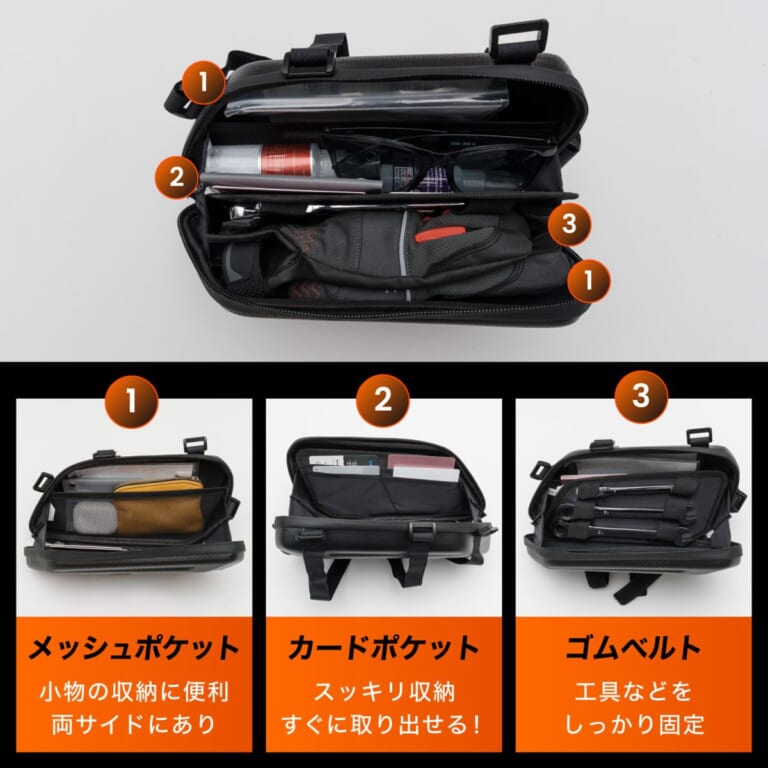 CRAFTWORKS レブル専用 エンジンサイドバッグ|工具やスマホをスマートに収納。グローブのまま開閉できる、レブル250/500&CL250/500専用ハードシェルエンジンサイドバッグ登場