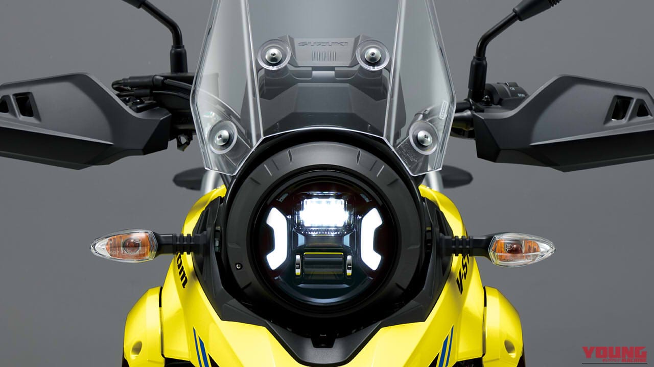 新顔でタフさ倍増、ABSユニットも刷新。待望のLEDヘッドランプ採用! スズキの車検不要アドベンチャー「Vストローム250」2026年モデルが遂に登場