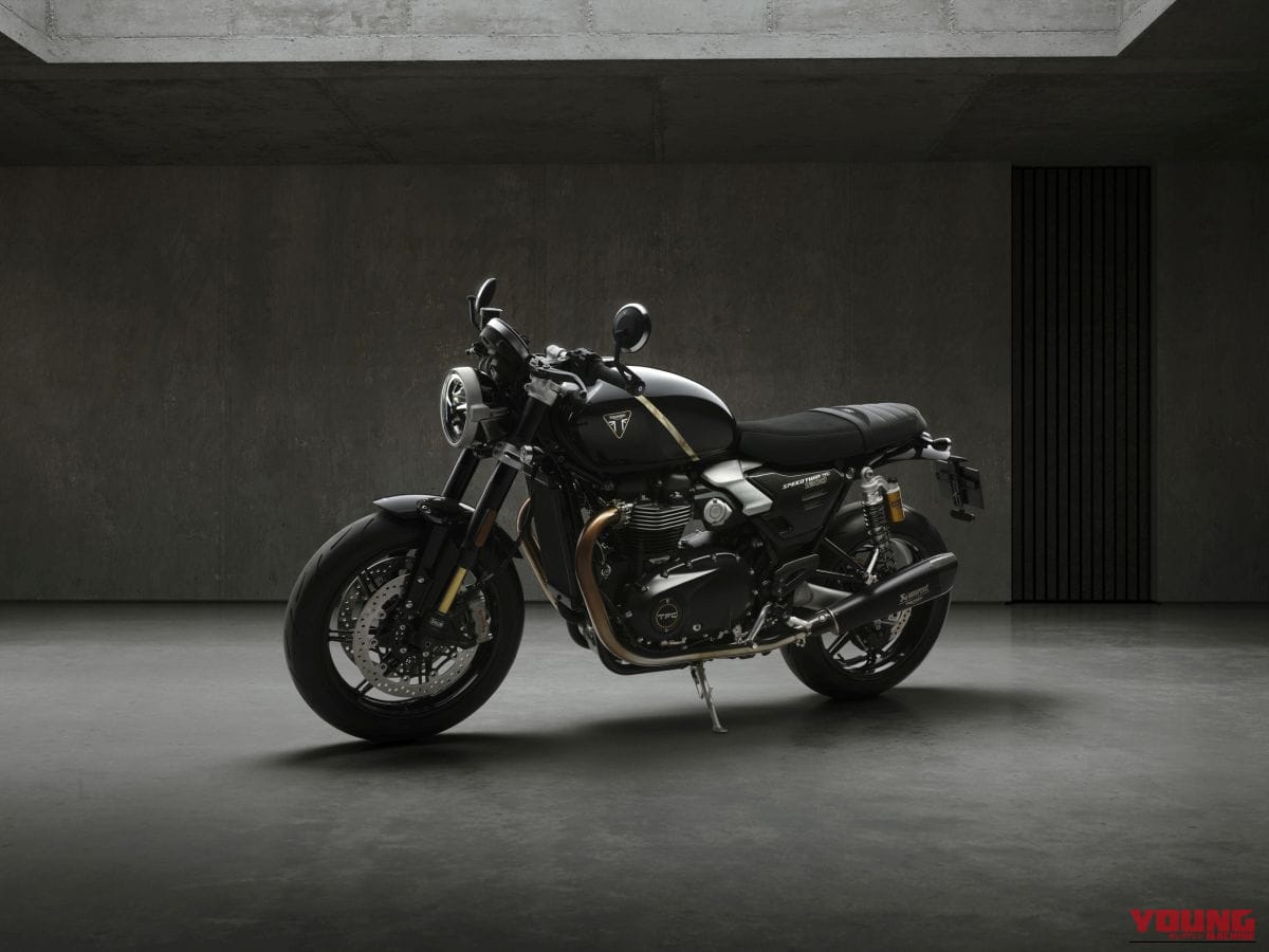 |【世界限定750台】 オーリンズとブレンボを標準装備した、289万9000円の至高のモダンクラシック・トライアンフ「スピードツイン1200 TFC」が登場