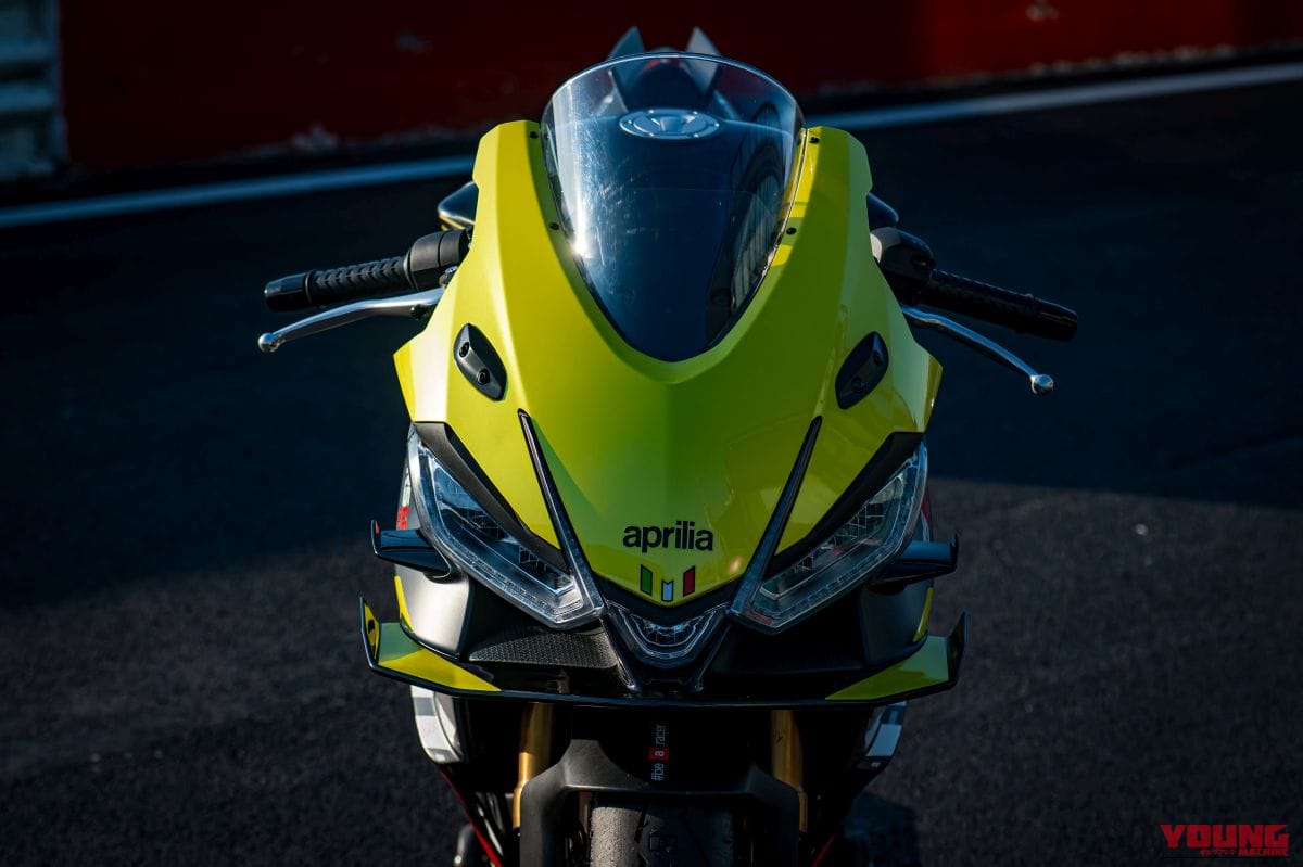 aprilia RS 660 Factory|【限定12台】198万円で手に入れる高次元のコーナリング。105馬力エンジンとウイングレットで戦闘力が向上した、アプリリア「RS 660ファクトリー」の妥協なき進化