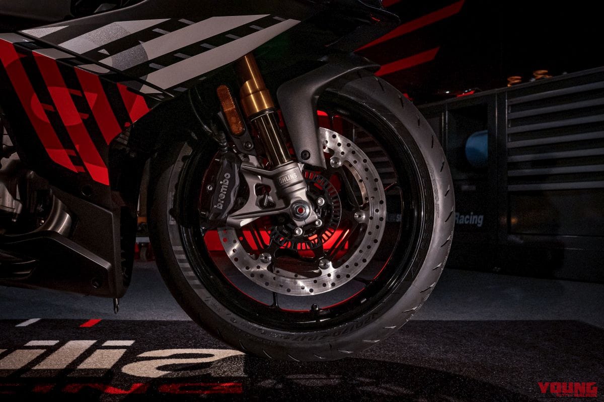 aprilia RS 660 Factory｜【限定12台】198万円で手に入れる高次元のコーナリング。105馬力エンジンとウイングレットで戦闘力が向上した、アプリリア「RS 660ファクトリー」の妥協なき進化