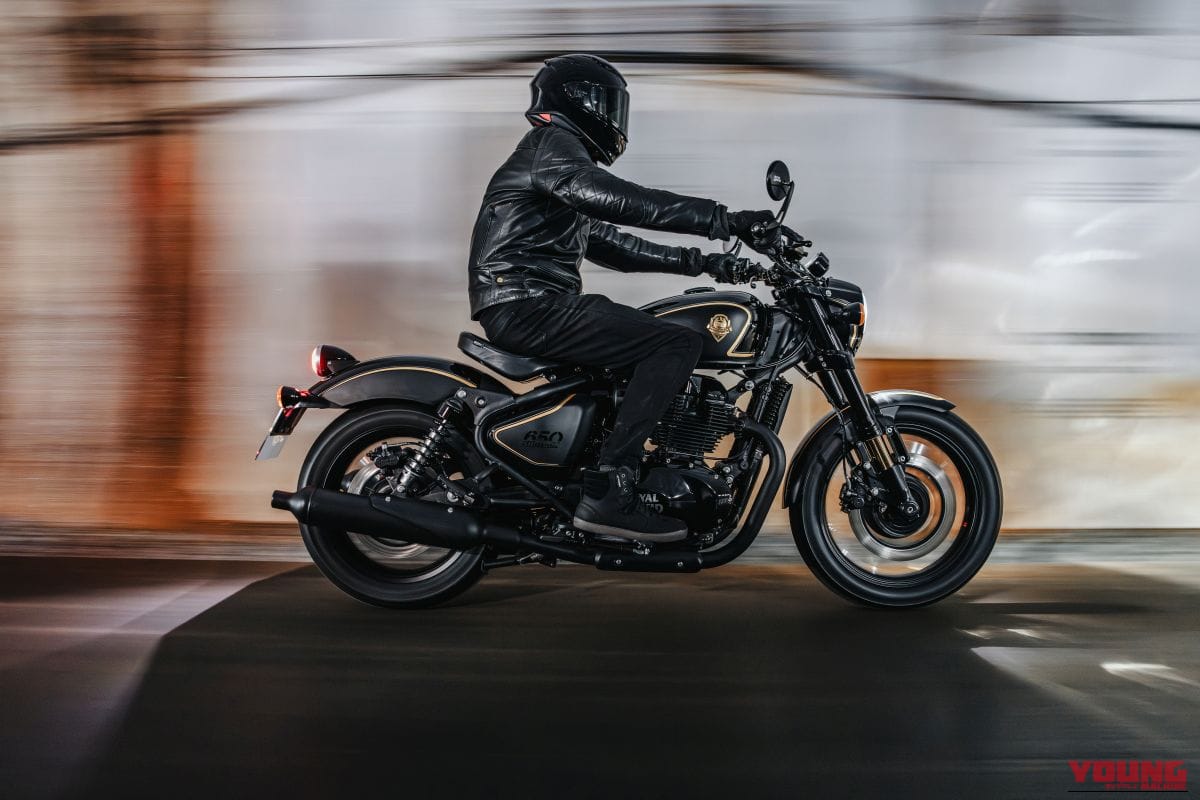 ROYAL ENFIELD SHOTGUN 650 × Rough Crafts Edition｜【日本限定5台】135万6300円で手にする極上の職人技。黒と金で彩られたロイヤルエンフィールド「ショットガン650」ラフ・クラフツ仕様が抽選販売へ