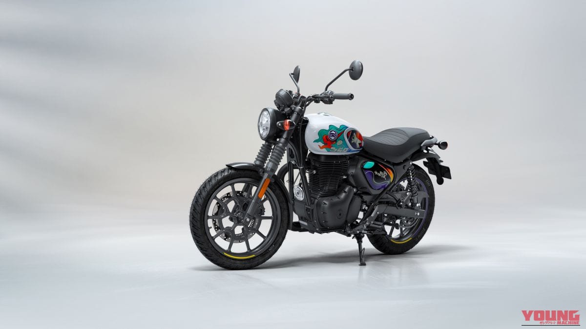 ROYAL ENFIELD HUNTER 350｜星座とボリウッドのアートを纏う、ストリートに映えるポップな新色。ロイヤルエンフィールド「ハンター350」2026年モデルに追加カラー2種が登場