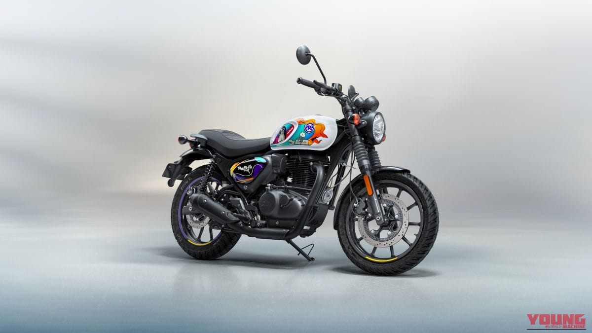ROYAL ENFIELD HUNTER 350｜星座とボリウッドのアートを纏う、ストリートに映えるポップな新色。ロイヤルエンフィールド「ハンター350」2026年モデルに追加カラー2種が登場