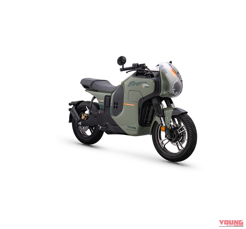｜15.8kWの猛烈パワーとカメラ連携の融合! 街乗りからサーキット走行までこなす、中国ホンダの万能電動カフェレーサーが2026年モデルにアップデート【海外】