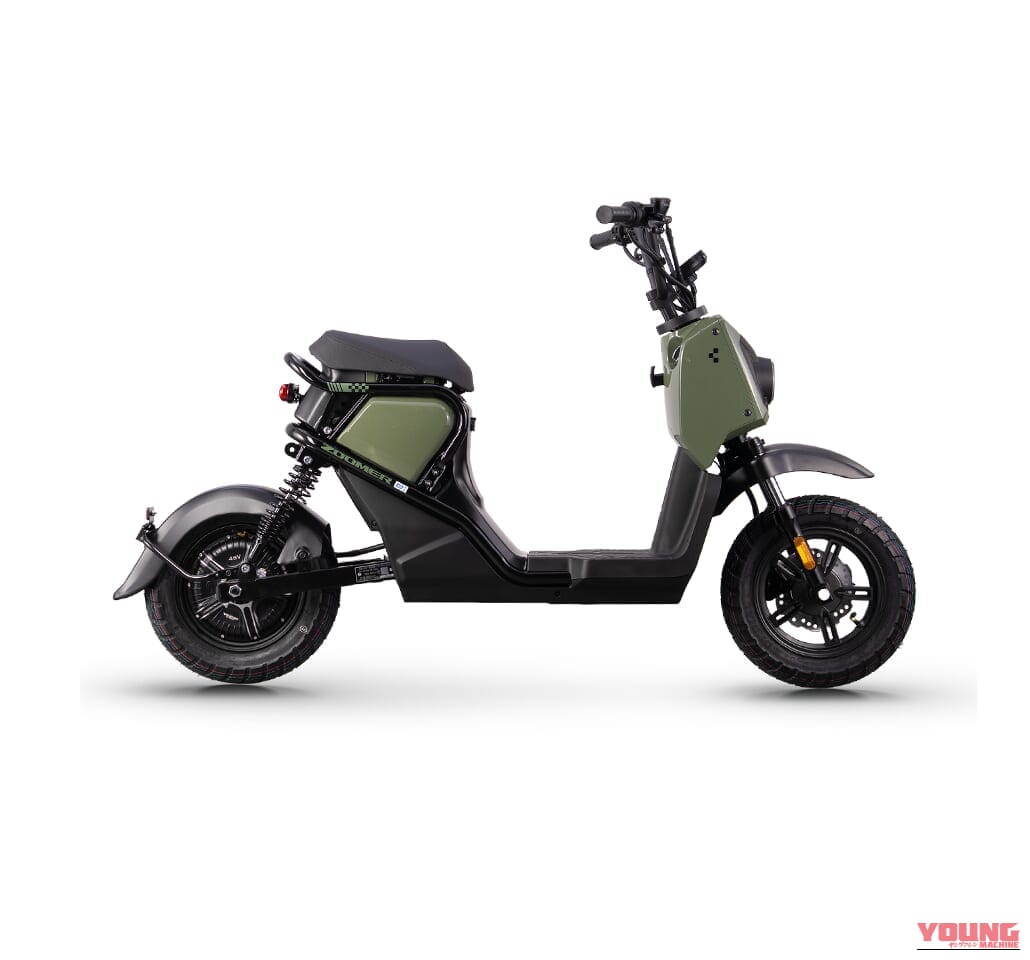 Wuyang-Honda ZOOMER e:|あの50cc名車が電動で完全復活! ホンダ新型「ズーマーe:」2026年モデルはペダル廃止で超絶クールに。規制緩和で本来の姿へ【海外】