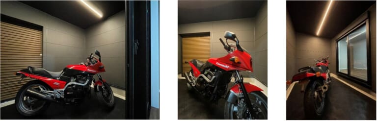 KAWASAKI GPz900R｜伝説のバイク”Ninja”1台が特典でもらえる！ あの水冷直4の咆哮があなたのものに。名車との生活を叶える「バイクガレージ付き住宅」が販売開始【NAPS HOME上大岡】