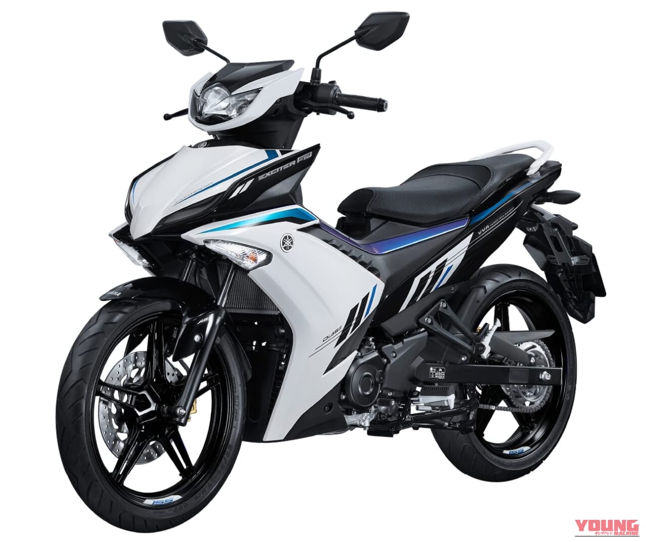 YAMAHA EXCITER 155 VVA TCS｜155ccにトラコン＆ABS！YZF-R15の心臓を積むプレミアム・アンダーボーン、ヤマハ新型「エキサイター155 VVA-TCS」登場【海外】