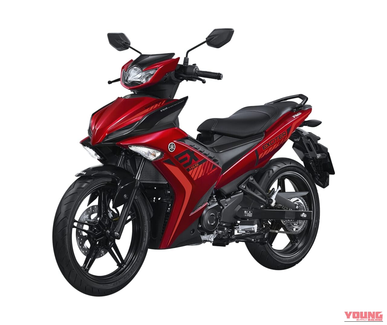 YAMAHA EXCITER 155 VVA TCS|155ccにトラコン&ABS!YZF-R15の心臓を積むプレミアム・アンダーボーン、ヤマハ新型「エキサイター155 VVA-TCS」登場【海外】