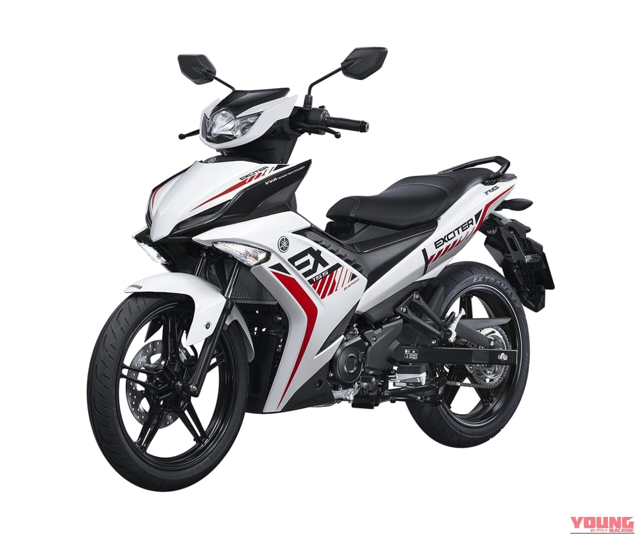 YAMAHA EXCITER 155 VVA TCS|155ccにトラコン&ABS!YZF-R15の心臓を積むプレミアム・アンダーボーン、ヤマハ新型「エキサイター155 VVA-TCS」登場【海外】