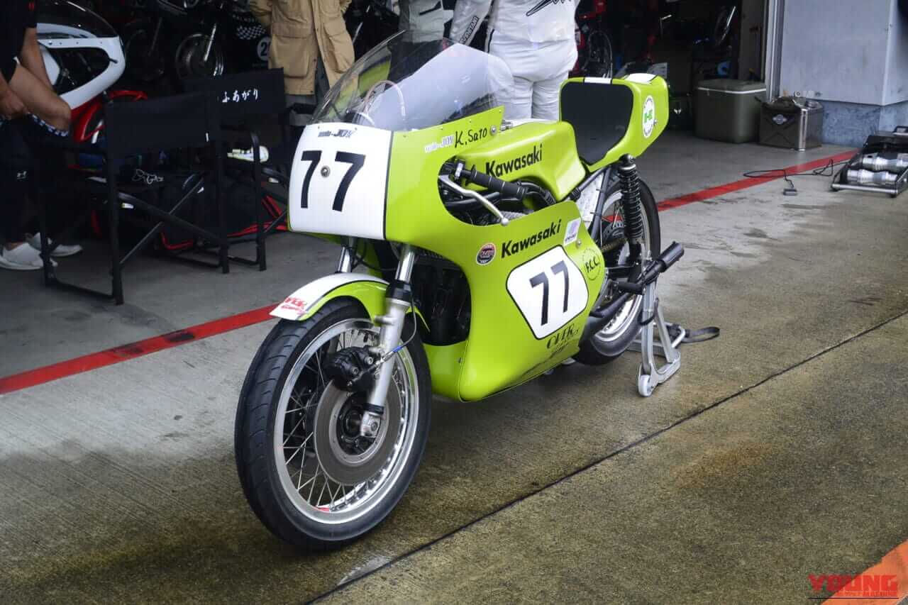 |MVアグスタ750SSにカワサキH2も!雨の富士を熱くしたアメフェス、岩城滉一の伝説マシンが激走【AMEFES 2026:超希少ビンテージレーサーの饗宴】