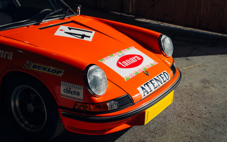 1973年製ポルシェ911カレラ RS 2.7 ツーリングのフロントバンパー｜「オリジナルを保っているのは珍しい…」50年以上前のクルマとは思えないコンディション。エアコンもパワーウィンドウもそのまま！ 伝説の名車［ポルシェ 911カレラ RS2.7］