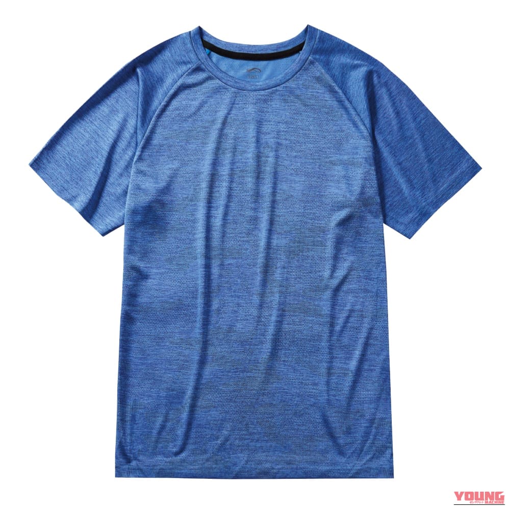 WORKMAN マッピングラグラン半袖Tシャツ｜汗をかいても即ドライで、メッシュジャケットを活かす。ワークマンの「激涼インナー」4種で、まだまだ厳しい残暑のツーリングをどこまでも快適に
