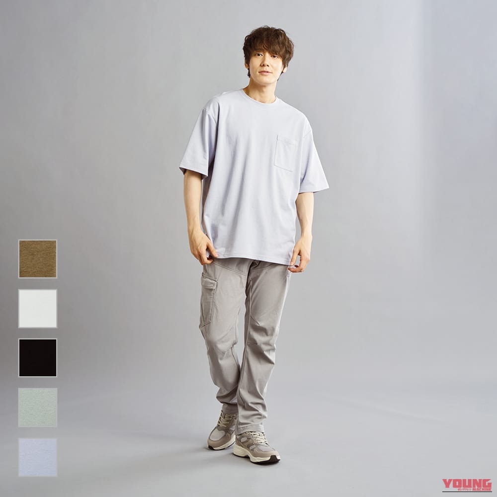 WORKMAN シン・呼吸する半袖Tシャツ｜汗をかいても即ドライで、メッシュジャケットを活かす。ワークマンの「激涼インナー」4種で、まだまだ厳しい残暑のツーリングをどこまでも快適に