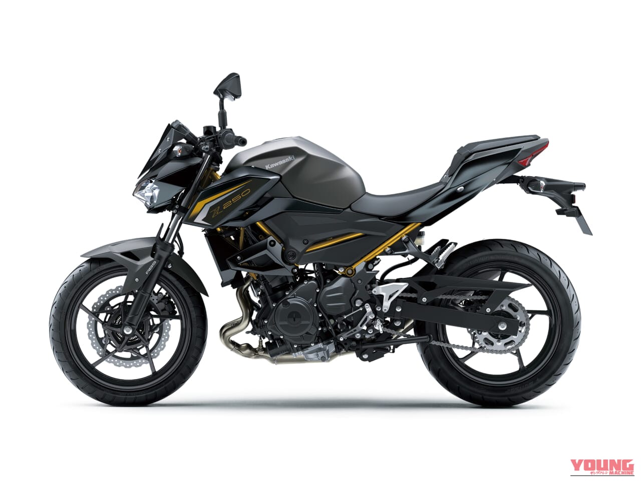 Kawasaki Z250|【黄金の骨格】カワサキ Z250 2027年モデルが9/5に発売決定! 高級感を極めたツートーンとグラフィック刷新を遂げた本格250ccスポーツだ