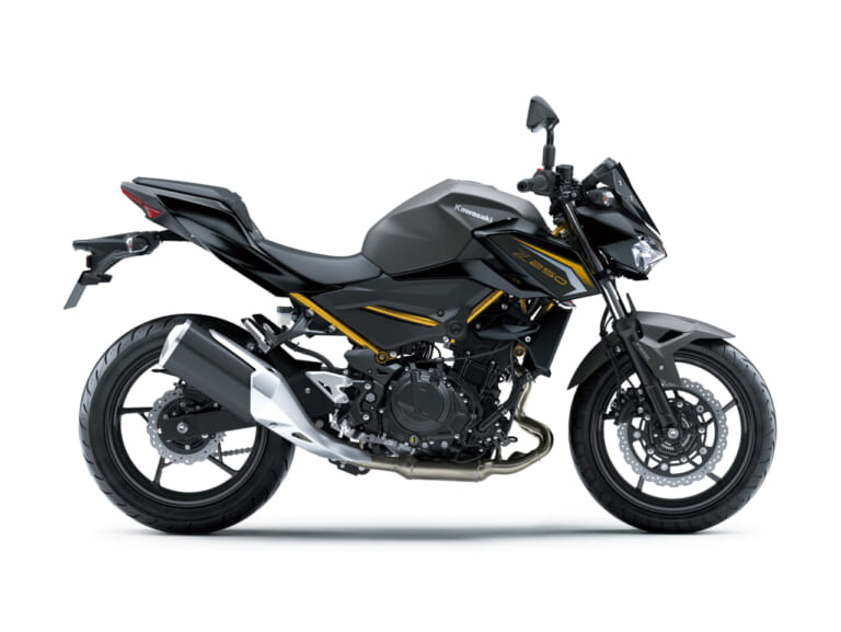 Kawasaki Z250|【黄金の骨格】カワサキ Z250 2027年モデルが9/5に発売決定! 高級感を極めたツートーンとグラフィック刷新を遂げた本格250ccスポーツだ