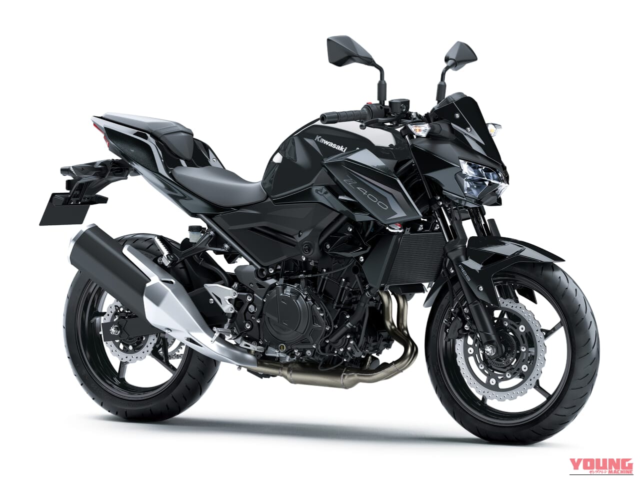 KAWASAKI Z400｜ゴールドフレームからシックな黒へ! カワサキのミドルスーパーネイキッド2027年モデルが9月5日発売。物価高を吹き飛ばす77万円据え置き価格【Z400】