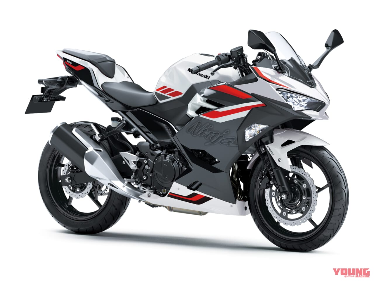 Kawasaki Ninja 250 |中身はそのまま完成度をキープ! カワサキNinja 250が2027年モデルとして価格据え置きの72万6000円で登場。新色「パールロボティックホワイト」でシックにイメチェン