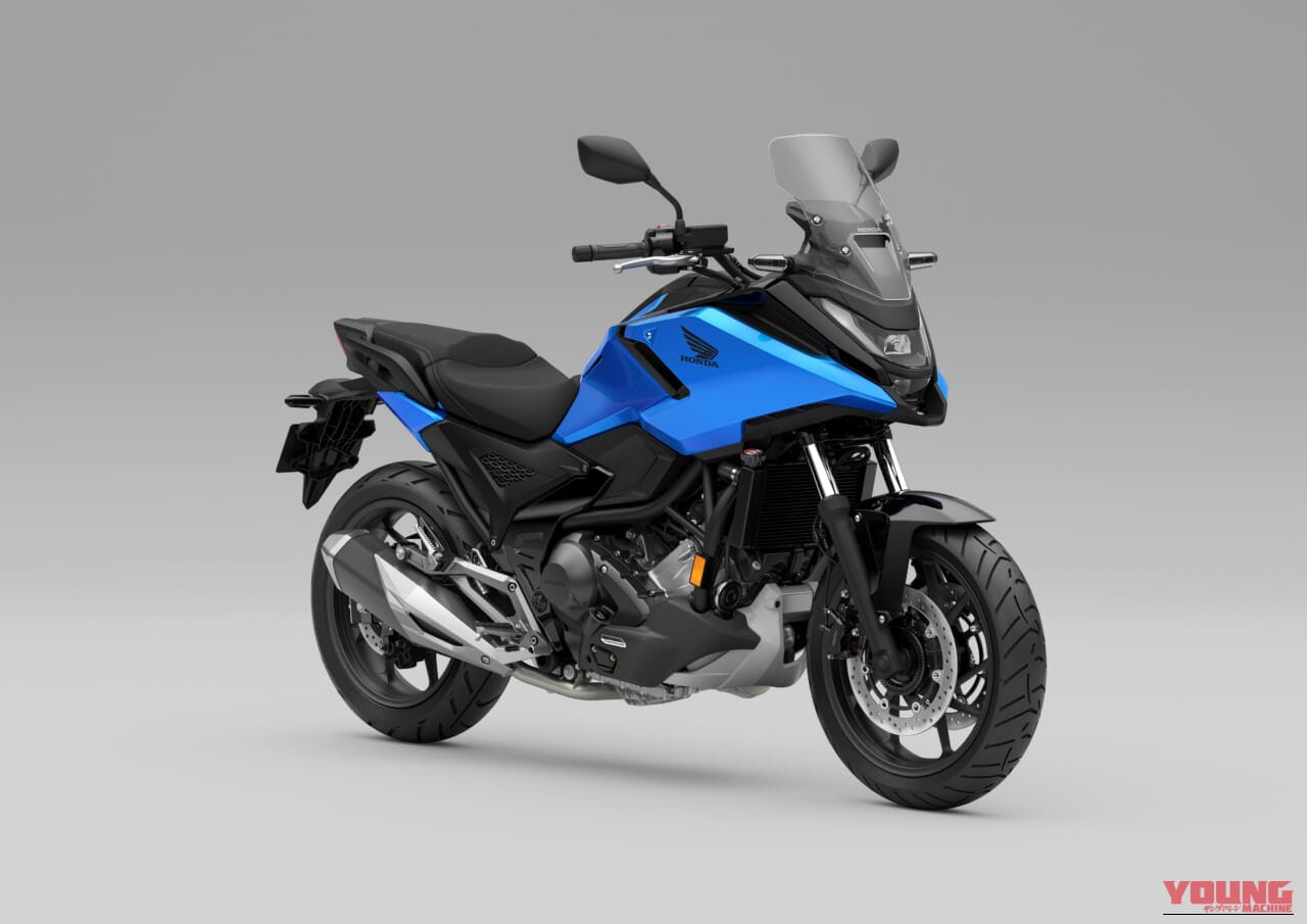 HONDA NC750X｜旅を彩る新色登場! ヘルメットが入る魔法の23Lスペースを備えたホンダ「NC750X」2027年モデルが欧州で先行発表