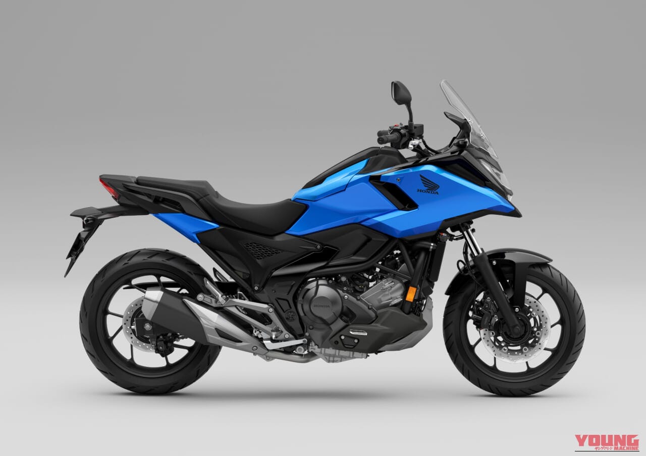 HONDA NC750X｜旅を彩る新色登場! ヘルメットが入る魔法の23Lスペースを備えたホンダ「NC750X」2027年モデルが欧州で先行発表