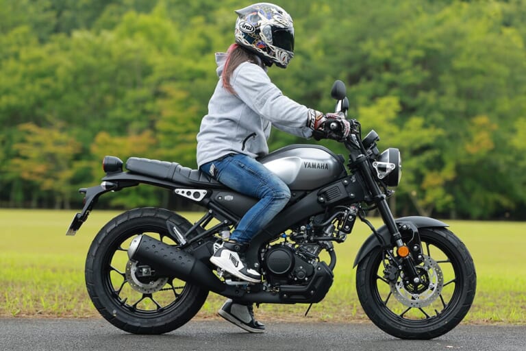 XSR155|【100㎞/h程度の実用域で十分な加速性能】ヤマハXSR155を全日本ライダー岡崎静夏が試乗インプレッション