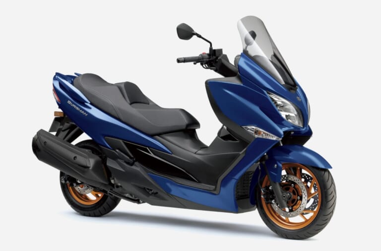 SUZUKI BURGMAN400 ABS|普通二輪で乗れるスズキの最高峰ラグジュアリースクーター。バイオガソリンに対応して環境性能向上がした2027年モデルが8/18に発売!【バーグマン400 ABS】
