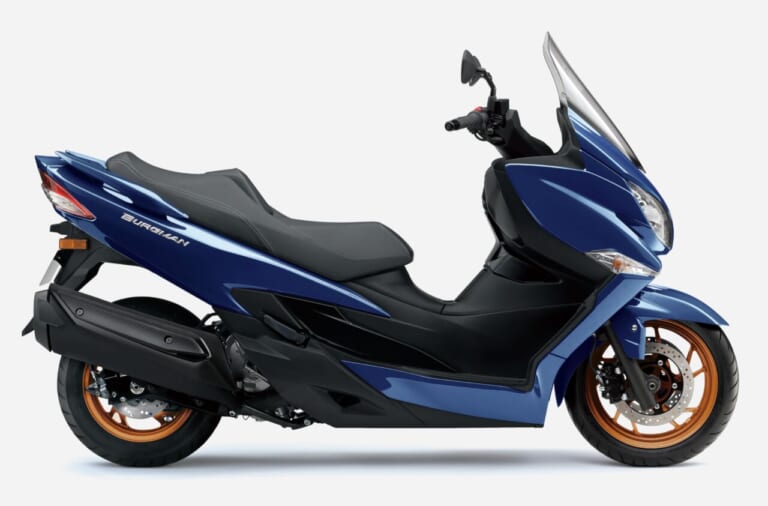 SUZUKI BURGMAN400 ABS|普通二輪で乗れるスズキの最高峰ラグジュアリースクーター。バイオガソリンに対応して環境性能向上がした2027年モデルが8/18に発売!【バーグマン400 ABS】