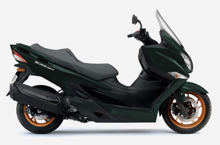 SUZUKI BURGMAN400 ABS｜普通二輪で乗れるスズキの最高峰ラグジュアリースクーター。バイオガソリンに対応して環境性能向上がした2027年モデルが8/18に発売!【バーグマン400 ABS】