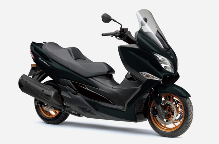 SUZUKI BURGMAN400 ABS|普通二輪で乗れるスズキの最高峰ラグジュアリースクーター。バイオガソリンに対応して環境性能向上がした2027年モデルが8/18に発売!【バーグマン400 ABS】