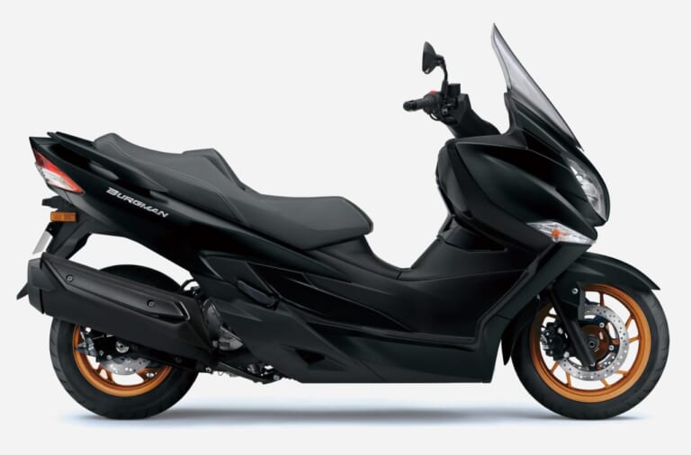 SUZUKI BURGMAN400 ABS|普通二輪で乗れるスズキの最高峰ラグジュアリースクーター。バイオガソリンに対応して環境性能向上がした2027年モデルが8/18に発売!【バーグマン400 ABS】