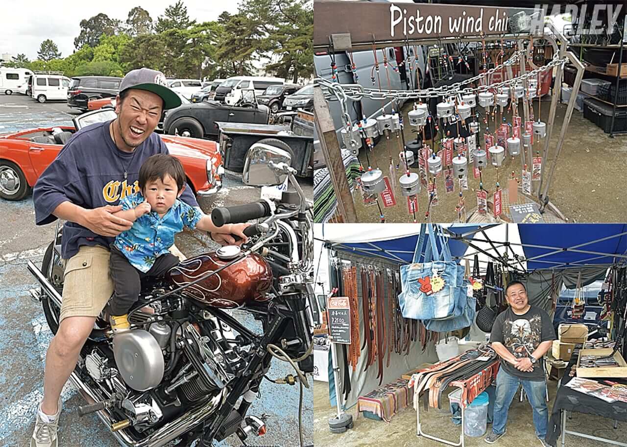 遠藤自動車｜コヨーテキャンプミーティング20th｜キャンプ会場は近所の公園!?。街中開催は、ハーレー乗り以外にも高評価だった＜COYOTE CAMP MEETING 20th＞