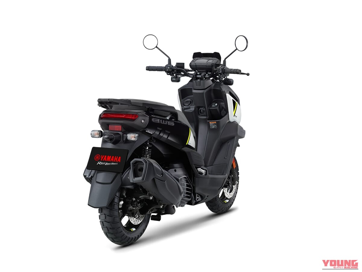 YAMAHA BW'S｜タフなブロックタイヤ125ccに城跡グラフィックを融合。特別シールドとスエード調シートを備えた台湾ヤマハ「BW’S」特別限定車が登場【海外】