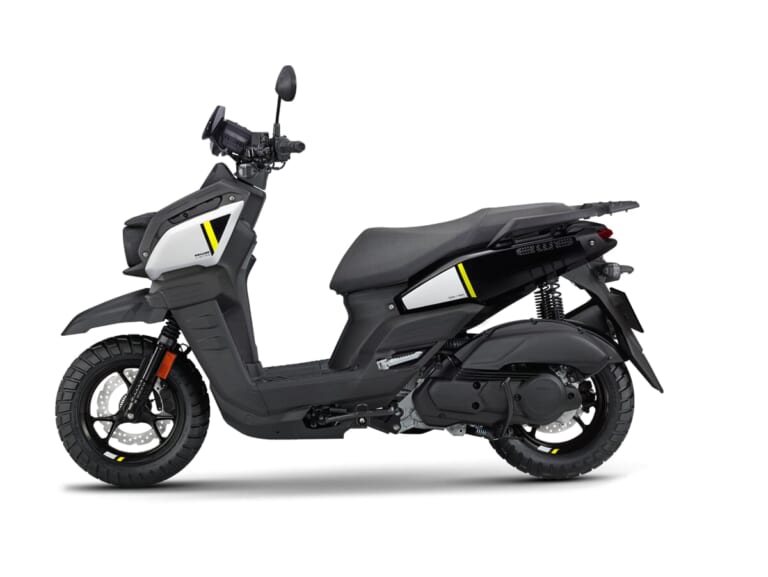 YAMAHA BW'S｜タフなブロックタイヤ125ccに城跡グラフィックを融合。特別シールドとスエード調シートを備えた台湾ヤマハ「BW’S」特別限定車が登場【海外】