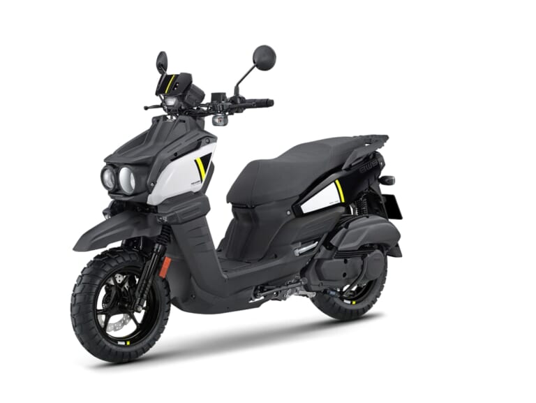 YAMAHA BW'S｜タフなブロックタイヤ125ccに城跡グラフィックを融合。特別シールドとスエード調シートを備えた台湾ヤマハ「BW’S」特別限定車が登場【海外】
