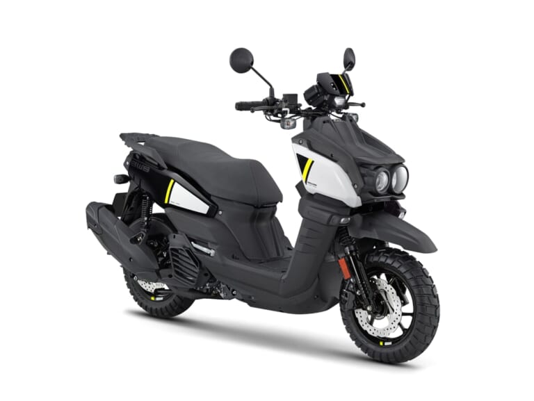 YAMAHA BW'S|タフなブロックタイヤ125ccに城跡グラフィックを融合。特別シールドとスエード調シートを備えた台湾ヤマハ「BW’S」特別限定車が登場【海外】