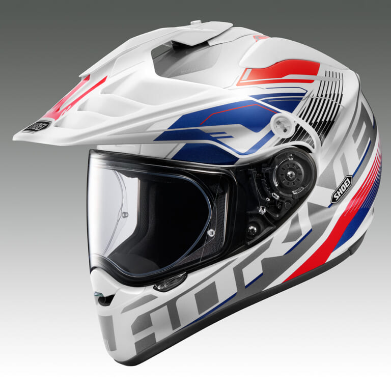 HORNET ADV RECOIL (RED/BLUE)|【SHOEI HORNET ADV】アドベンチャーヘルメット「リコイル」に新色4色が追加!2026年11月発売、トリコロールも