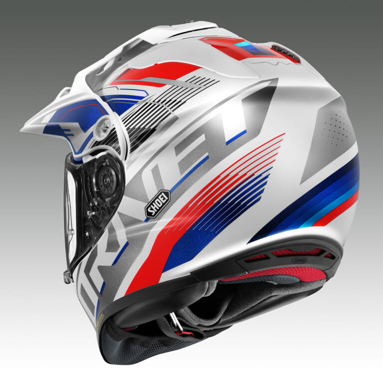 HORNET ADV RECOIL (RED/BLUE)|【SHOEI HORNET ADV】アドベンチャーヘルメット「リコイル」に新色4色が追加!2026年11月発売、トリコロールも