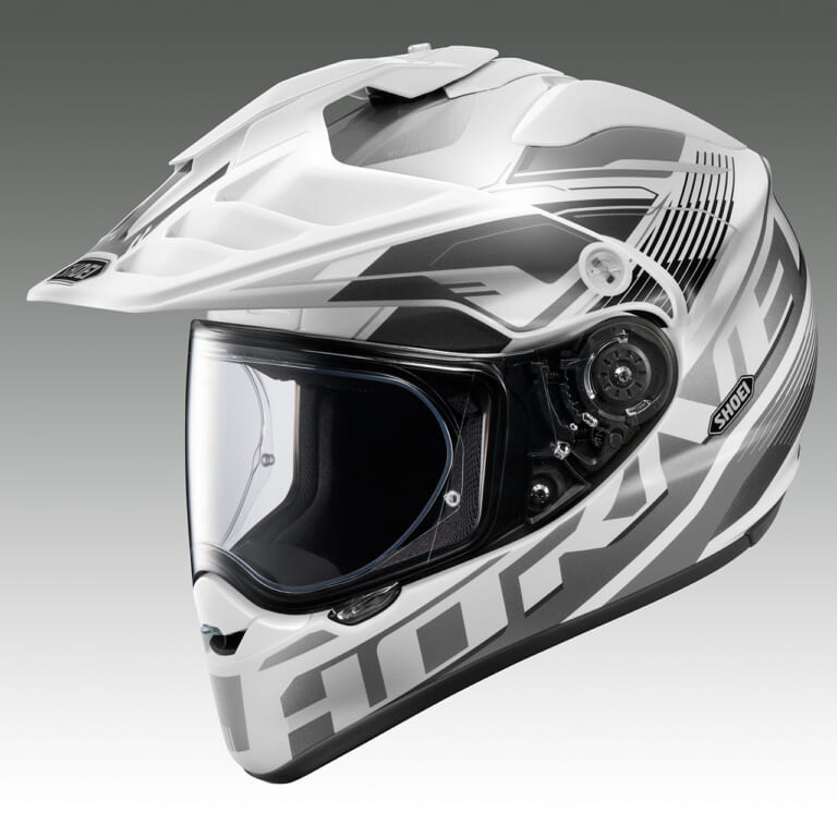 HORNET ADV RECOIL (WHITE/SILVER)|【SHOEI HORNET ADV】アドベンチャーヘルメット「リコイル」に新色4色が追加!2026年11月発売、トリコロールも