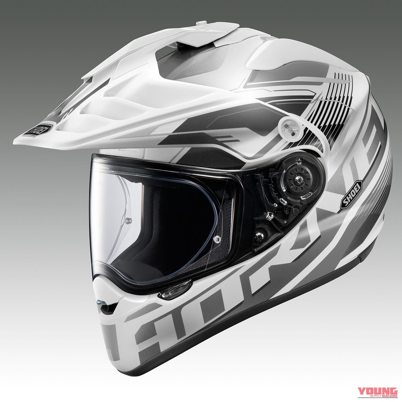 HORNET ADV RECOIL (WHITE/SILVER)|【SHOEI HORNET ADV】アドベンチャーヘルメット「リコイル」に新色4色が追加!2026年11月発売、トリコロールも