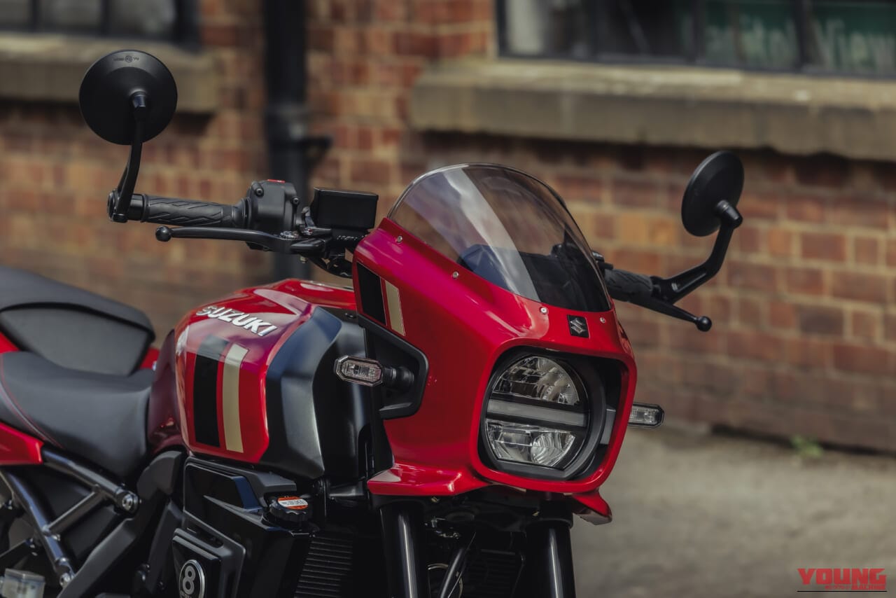 SUZUKI GSX-8TT｜隼オレンジに赤ベコ! 270度ツインの極上鼓動感はそのままにスズキのネオクラシックスポーツ「GSX-8T/GSX-8TT」に新色が追加【海外】