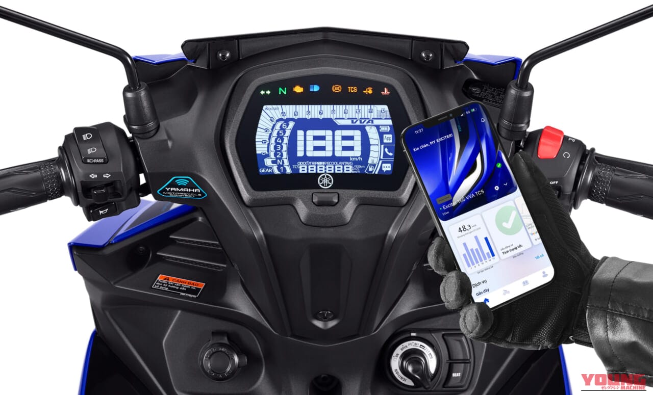 YAMAHA EXCITER 155 VVA TCS|155ccにトラコン&ABS!YZF-R15の心臓を積むプレミアム・アンダーボーン、ヤマハ新型「エキサイター155 VVA-TCS」登場【海外】